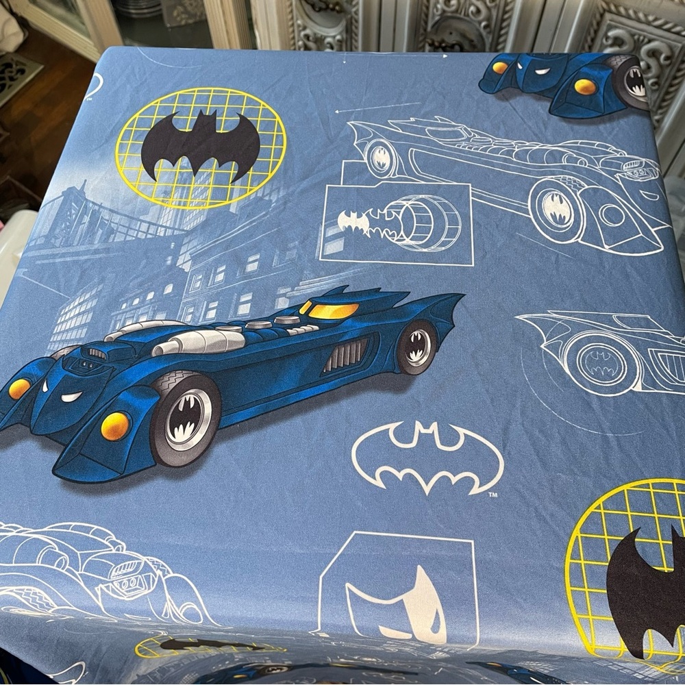 Marvel Batman flat sheet Full size kids bed